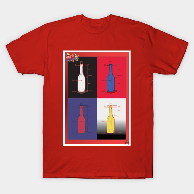 Historic Bottles T-Shirt by Archaeology Podcast Network